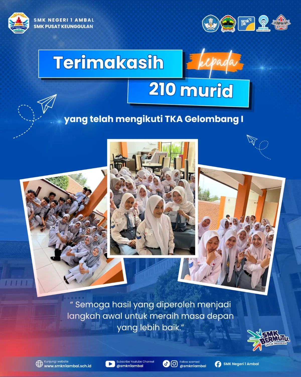 Pelaksanaan TKA Gelombang 1